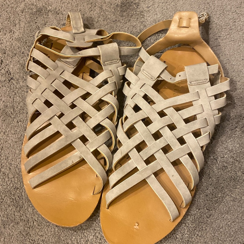 Ankle gladiator sandals size 9